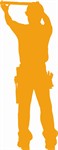 BBB orange measuring man